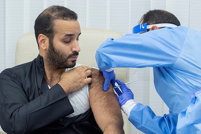 arab saudi vaksin covid-19 mohammed bin salman