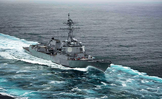 kapal perang amerika serikat laut china selatan