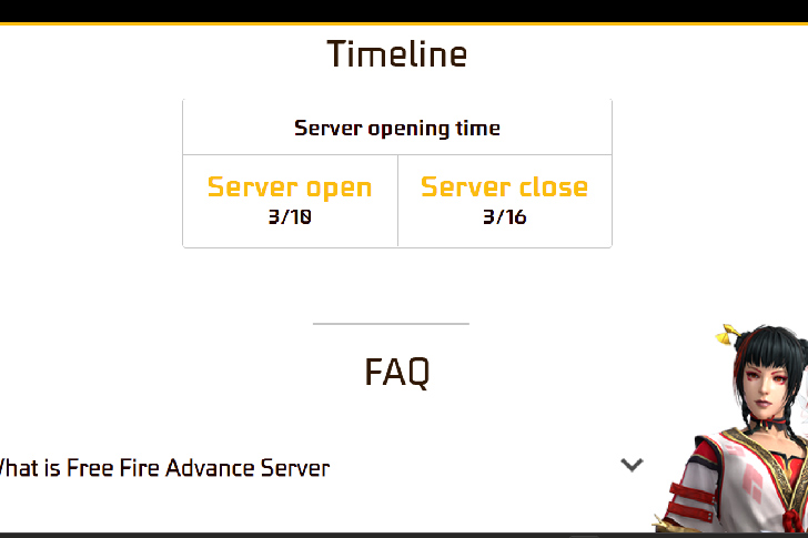 Jam Berapa Advance Server FF Dibuka 2023