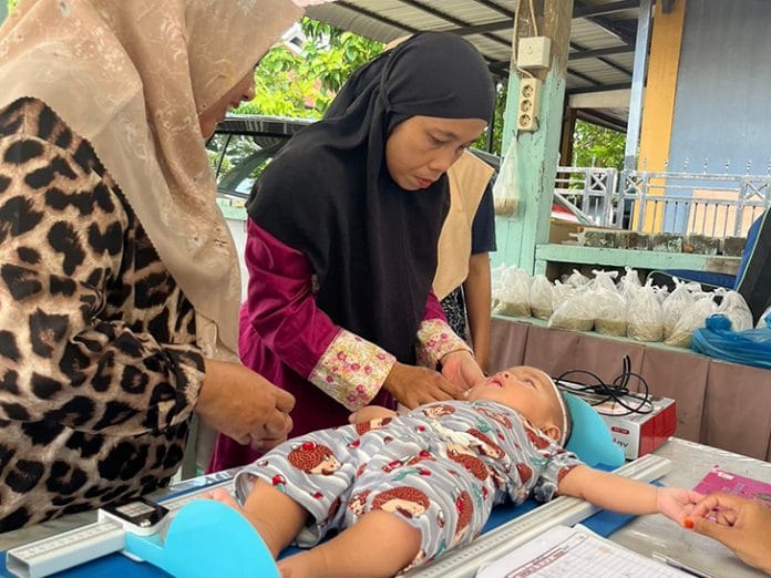 kota padang pin polio