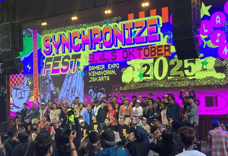 Synchronize Festival 2025: Saling Silang, Sepuluh Tahun Merayakan Musik Indonesia 2 Synchronize Festival