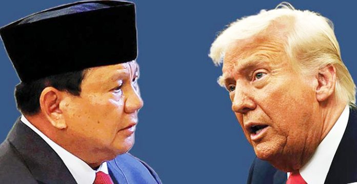 Presiden Amerika Serikat (AS) Donald Trump memberikan pujian terbuka kepada Presiden Republik Indonesia (RI) Prabowo Subianto setelah menyampaikan pidato dalam Sidang Umum Perserikatan Bangsa-Bangsa (PBB). (Fuad Hashim/Infografis detikcom)
