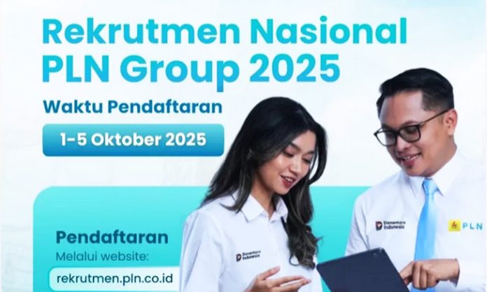 Rekrutmen Nasional PLN Group 2025 Resmi Dibuka: Lowongan untuk Lulusan D3 hingga S1, Catat Tanggal dan Syaratnya!
