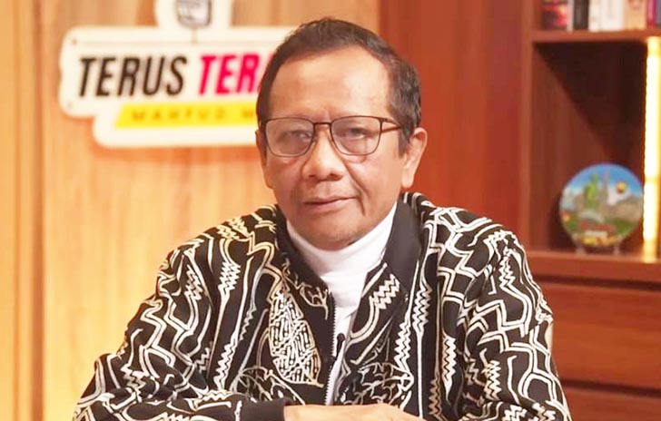 Podcast Terus Terang. (Foto: Youtube Mahfud MD Official)