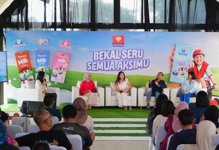 Diamond UHT Milk 2025 Gelar "Bekal Seru Semua Aksimu”. 1 Diamond UHT Milk