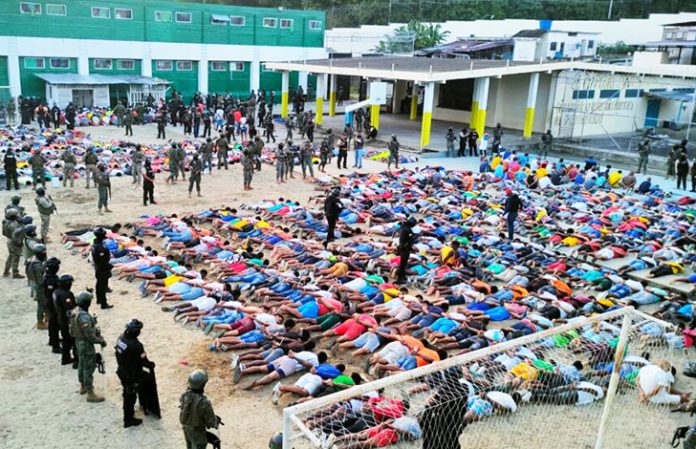 Sedikitnya empat orang tewas dan lebih dari 30 lainnya luka-luka dalam bentrokan brutal di sebuah penjara di Machala, Ekuador. (Foto 14/1/2024: dehablahispana)