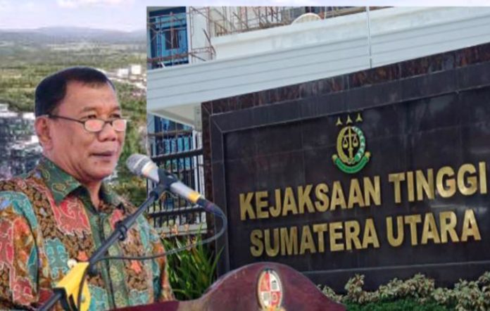 Penyidik Kejaksaan Tinggi Sumatera Utara (Kejati Sumut) memeriksa mantan Bupati Deli Serdang, Ashari Tambunan, terkait dugaan korupsi penjualan aset lahan milik PT Perkebunan Nusantara I (PTPN I) Regional I yang digunakan untuk pembangunan kawasan perumahan elite Citraland di atas lahan seluas 8.077 hektare. (Foto: SuaraMedanNews)