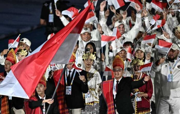 Upacara pembukaan SEA Games 2025 di Stadion Rajamangala, Bangkok, Selasa (9/12/2025) malam, berlangsung megah dan meriah.