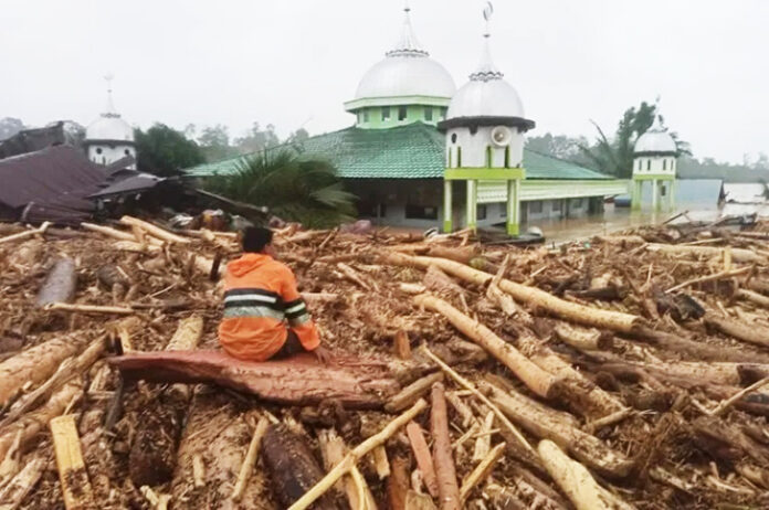 Respons Cepat! Prabowo Blusukan ke Lokasi Banjir Aceh Tamiang, Tinjau Tumpukan Kayu Sungai