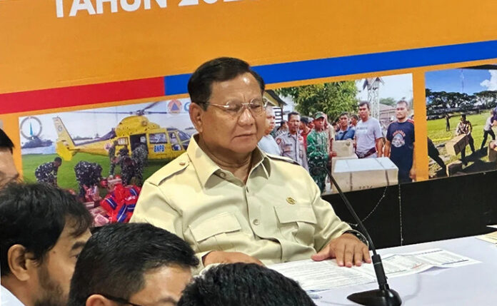 Darurat Pascabencana, Prabowo Subianto Desak Penyelesaian Hunian Pengungsi di Sumatera