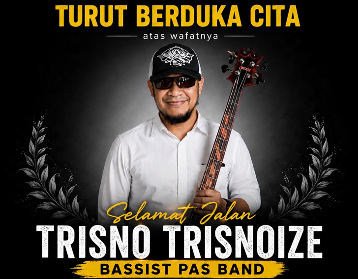 Trisno "Trisnoize" Bassist Pas Band Meninggal Dunia, Dunia Musik Indonesia Berduka. 2 Trisno