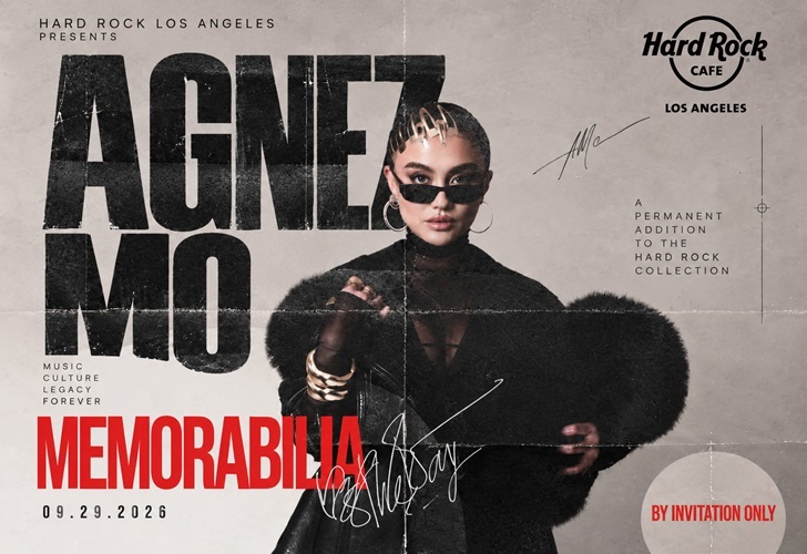 Agnez Mo Bikin Bangga Indonesia, Memorabilia “Long As I Get Paid” dan Lila Hoth Jadi Koleksi Permanen Hard Rock Hollywood 1 Agnez Mo